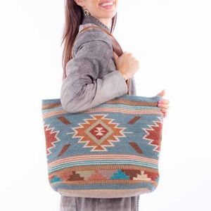 Scully Aztec Shimmer Tote